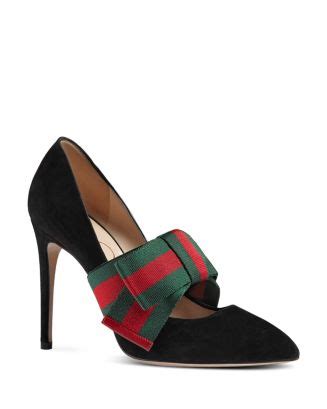 gucci ribbon heels|gucci high heels pumps.